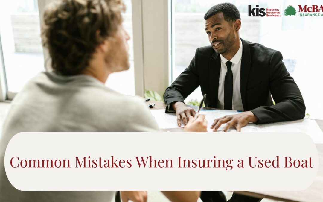 Common Mistakes When Insuring a Used Boat